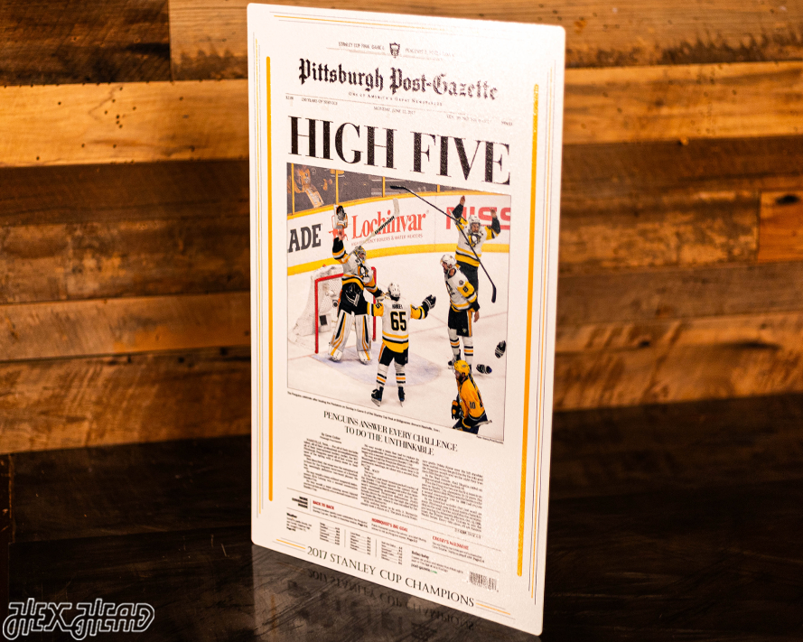 Pittsburgh Post-Gazette Penguins 2017 STANLEY CUP Front Page - JUNE 12, 2017