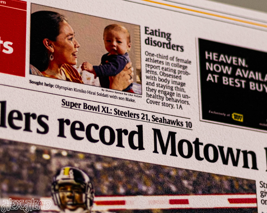 USA Today Pittsburgh Steelers 2006 Super Bowl Front Page - FEB 6, 2006