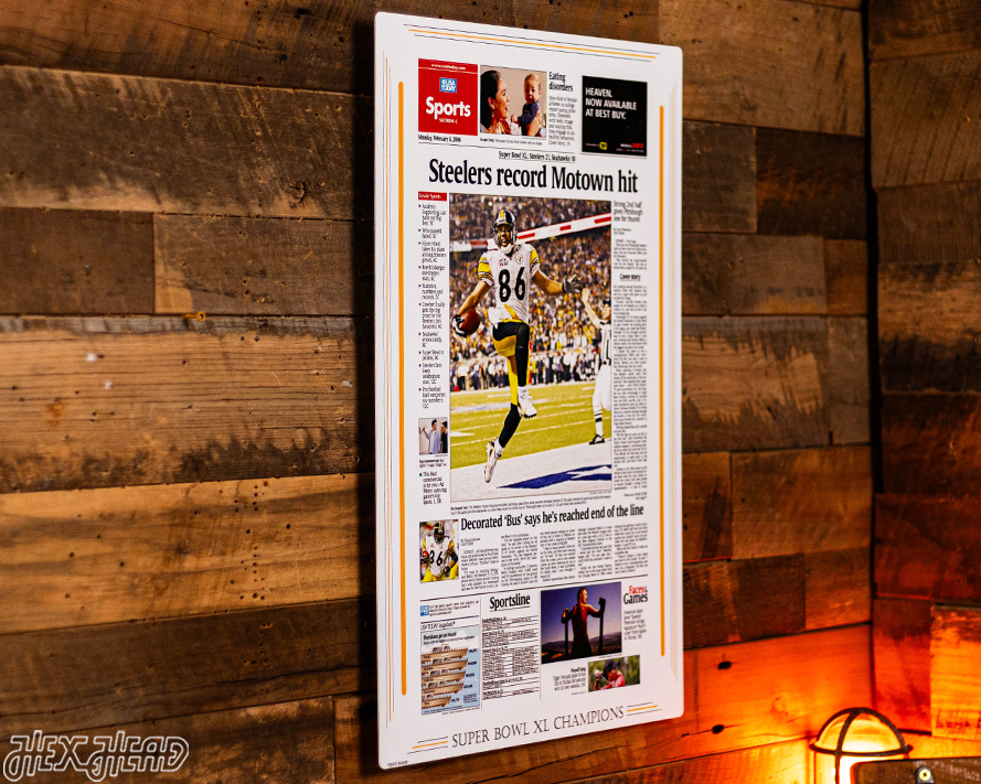 USA Today Pittsburgh Steelers 2006 Super Bowl Front Page - FEB 6, 2006