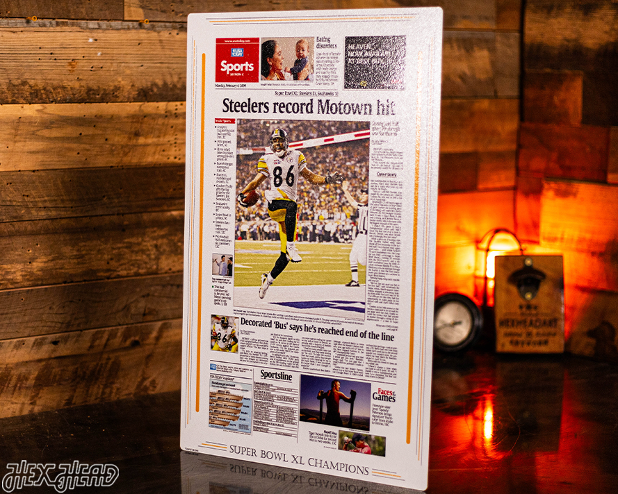 USA Today Pittsburgh Steelers 2006 Super Bowl Front Page - FEB 6, 2006