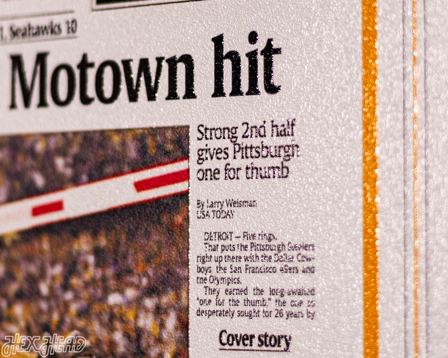 USA Today Pittsburgh Steelers 2006 Super Bowl Front Page - FEB 6, 2006