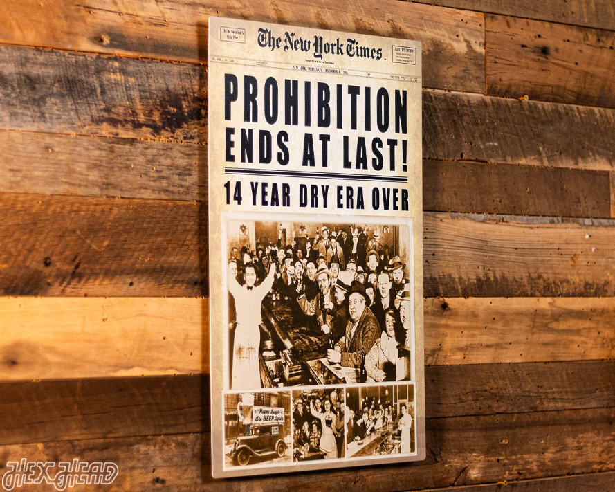 New York Times Prohibition Front Page - DEC 6, 1933