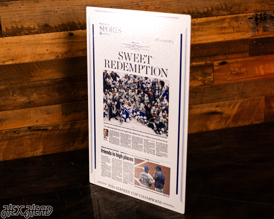 Tampa Bay Times Lightning 2020 STANLEY CUP Front Page - SEP 29, 2020
