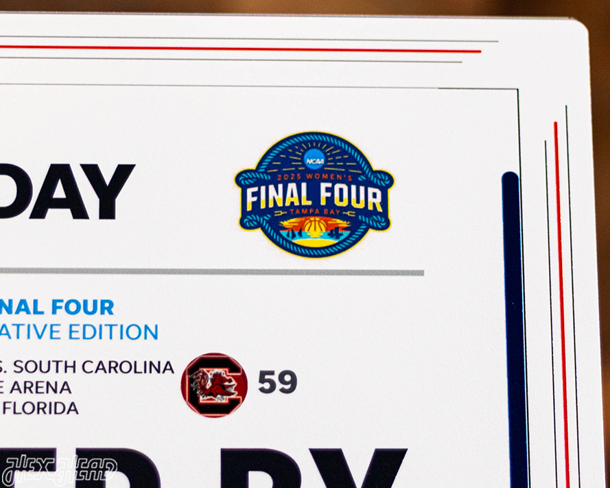 USA Today UCONN Huskies 2025 National Basketball Champions Front Page - April 7, 2025