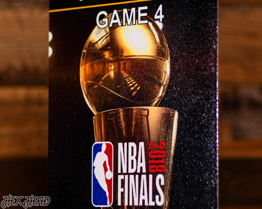 Golden State Warriors 2018 NBA Finals Ticket Stub Single Layer Metal Wall Art