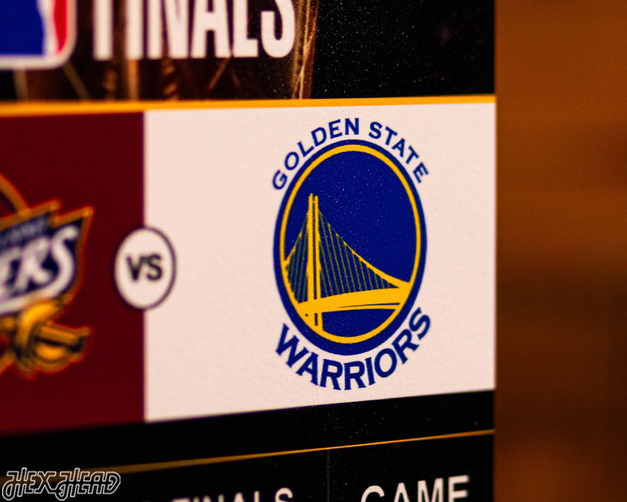 Golden State Warriors 2018 NBA Finals Ticket Stub Single Layer Metal Wall Art