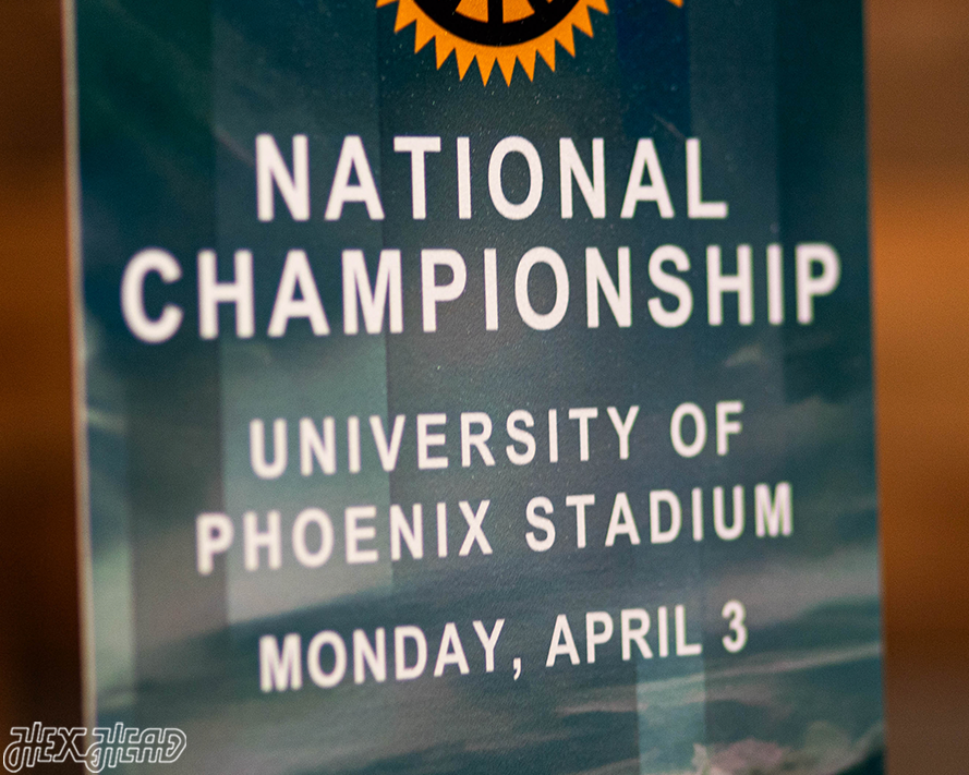 North Carolina Tar Heels 2017 National Basketball Championship Ticket Stub Single Layer Metal Wall Art