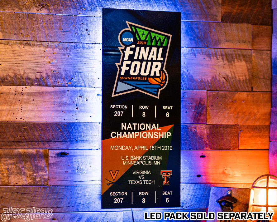 Virginia Cavaliers 2019 National Basketball Championship Ticket Stub Single Layer Metal Wall Art