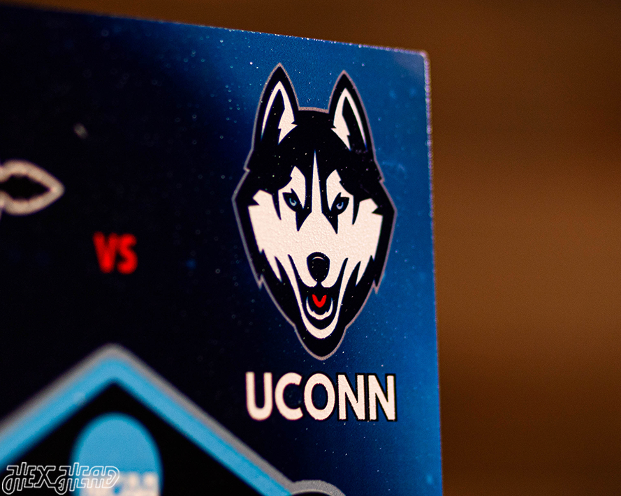 UCONN Huskies 2023 National Basketball Championship Ticket Stub Single Layer Metal Wall Art