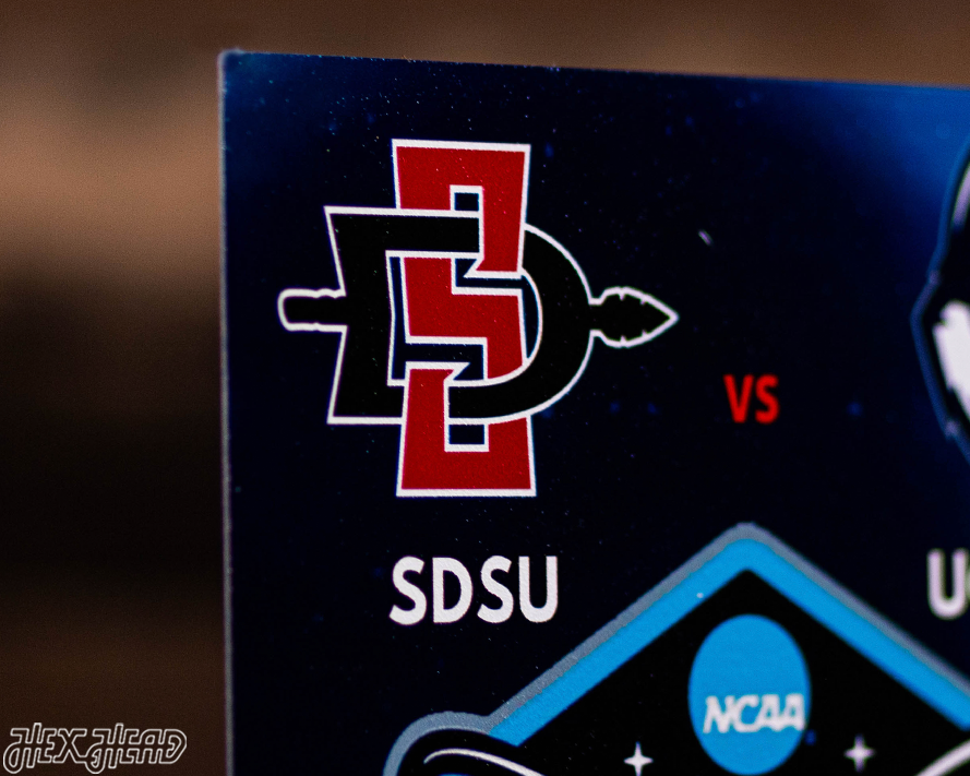 UCONN Huskies 2023 National Basketball Championship Ticket Stub Single Layer Metal Wall Art