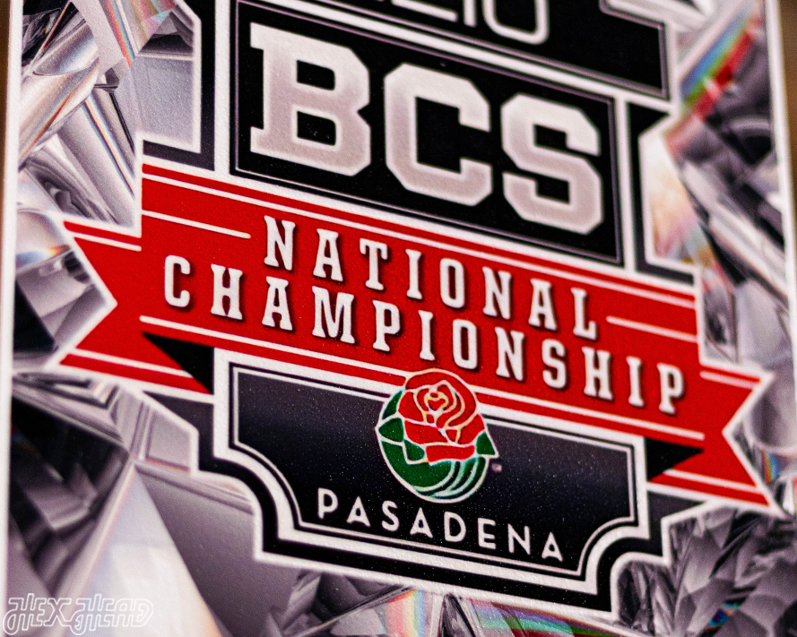 Florida State Seminole 2014 National Championship Ticket Stub Single Layer Metal Wall Art