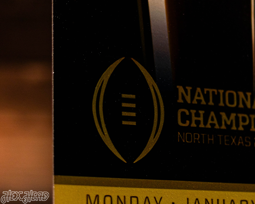 Ohio State 2015 National Championship Ticket Stub Single Layer Metal Wall Art