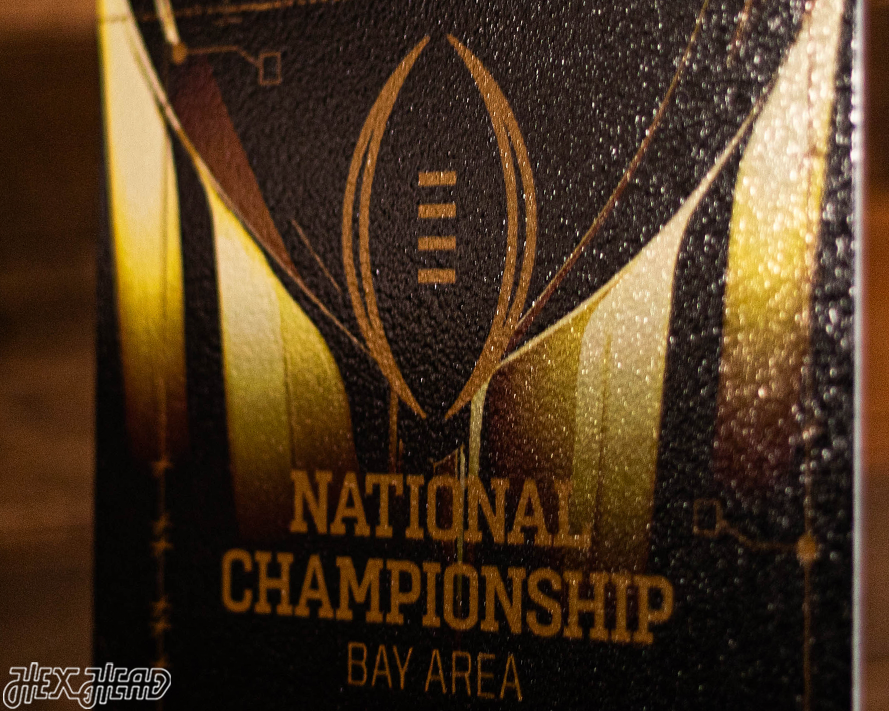 Clemson Tigers 2019 National Championship Ticket Stub Single Layer Metal Wall Art