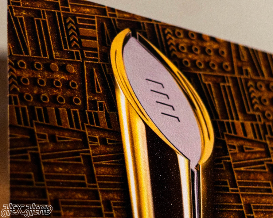 Ohio State Buckeyes 2024 National Championship Ticket Stub Single Layer Metal Wall Art