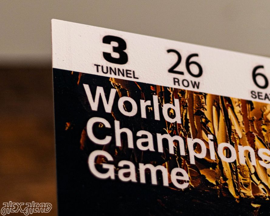 Green Bay Packers Super Bowl 1967 Ticket Stub Single Layer Metal Wall Art