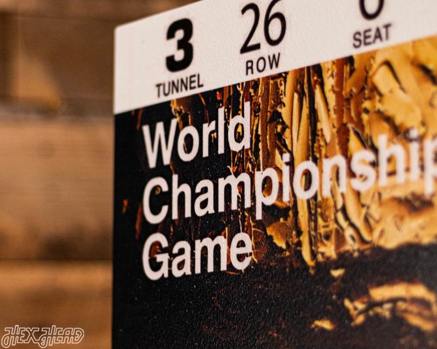 Green Bay Packers Super Bowl 1967 Ticket Stub Single Layer Metal Wall Art