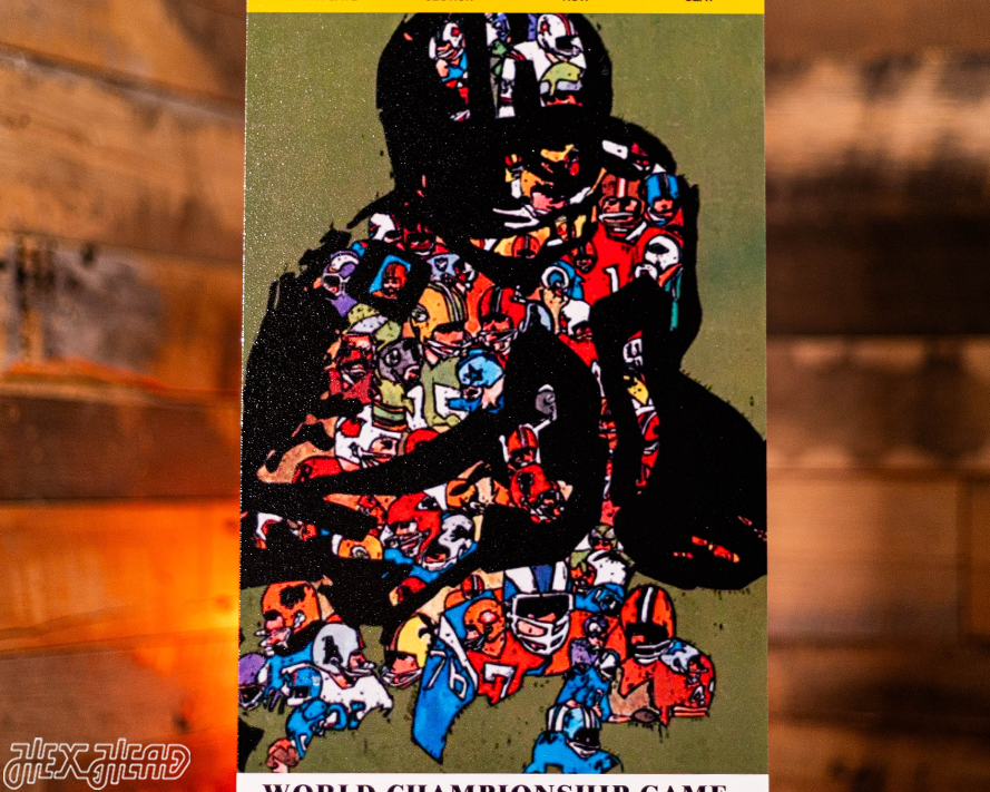 Green Bay Packers Super Bowl II Ticket Stub Single Layer Metal Wall Art