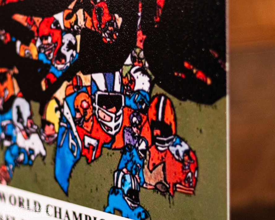 Green Bay Packers Super Bowl II Ticket Stub Single Layer Metal Wall Art