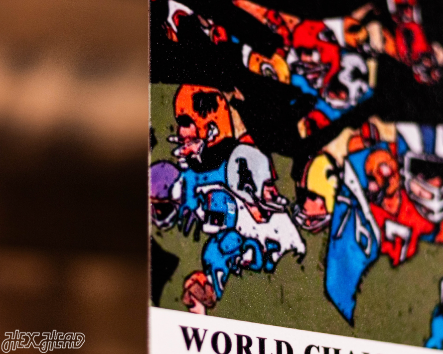 Green Bay Packers Super Bowl II Ticket Stub Single Layer Metal Wall Art