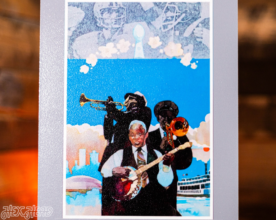 Pittsburgh Steelers Super Bowl IX Ticket Stub Single Layer Metal Wall Art