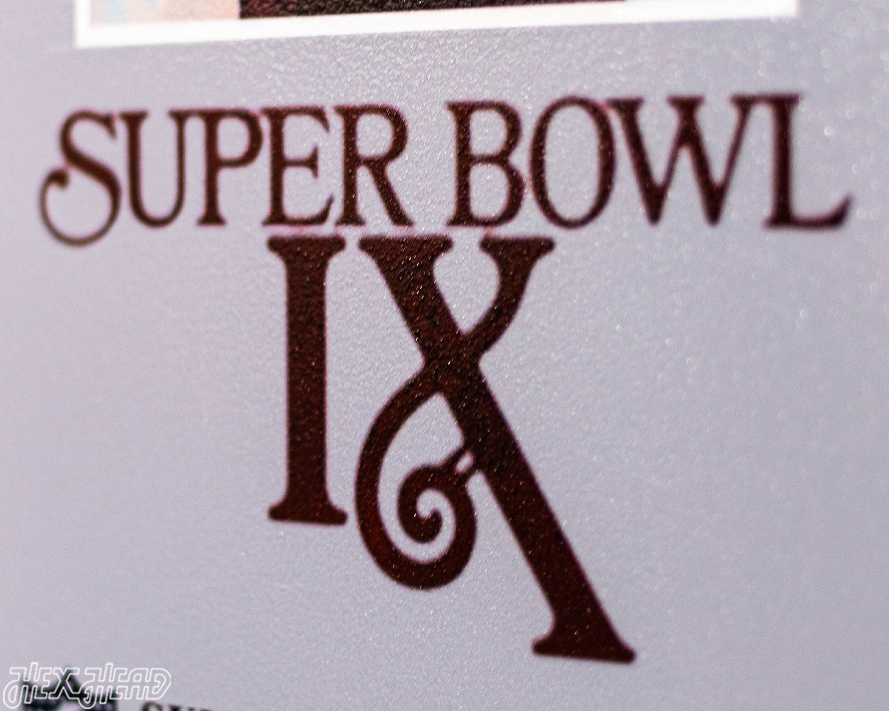 Pittsburgh Steelers Super Bowl IX Ticket Stub Single Layer Metal Wall Art