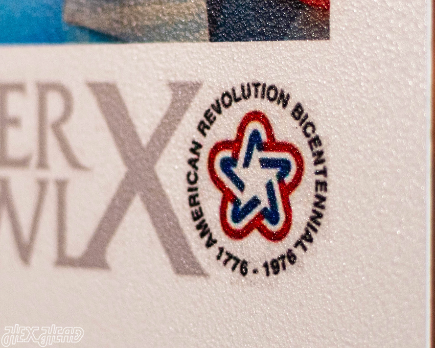 Pittsburgh Steelers Super Bowl X Ticket Stub Single Layer Metal Wall Art