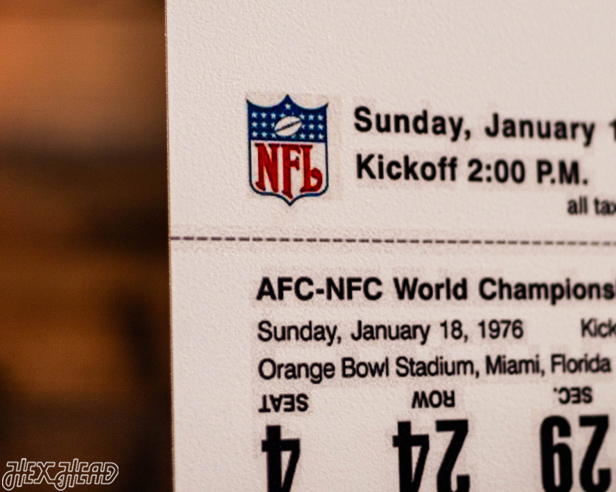 Pittsburgh Steelers Super Bowl X Ticket Stub Single Layer Metal Wall Art