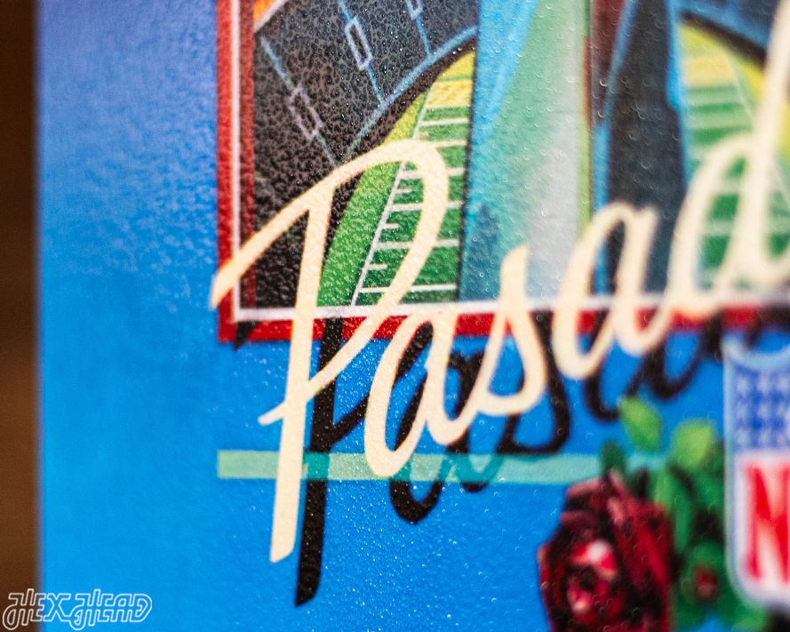 Las Vegas Raiders Super Bowl XI Ticket Stub Single Layer Metal Wall Art