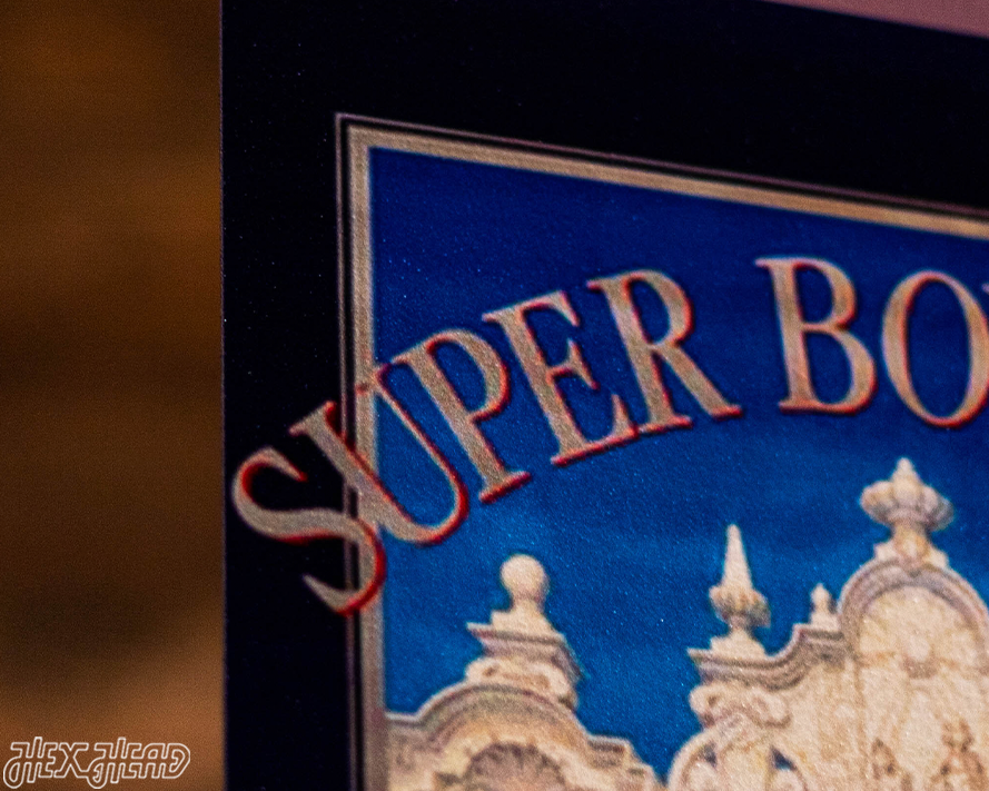 Washington Commanders Super Bowl XXII Ticket Stub Single Layer Metal Wall Art