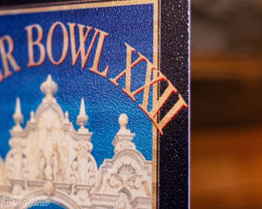 Washington Commanders Super Bowl XXII Ticket Stub Single Layer Metal Wall Art