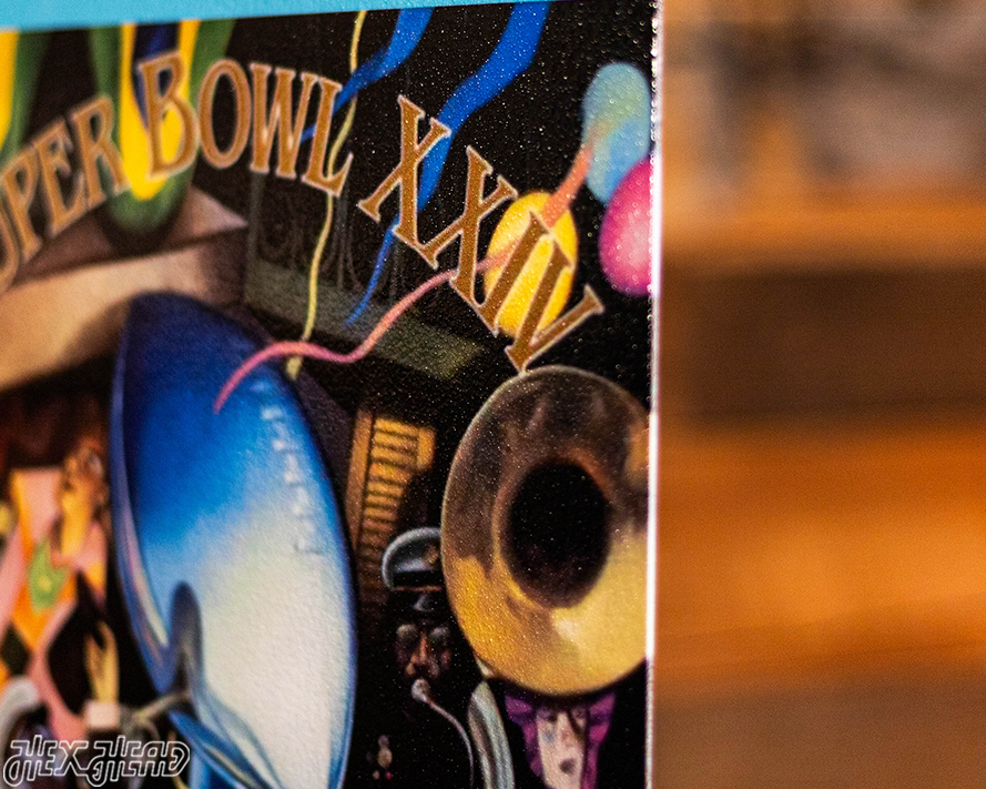 San Francisco 49ers Super Bowl XXIV Ticket Stub Single Layer Metal Wall Art