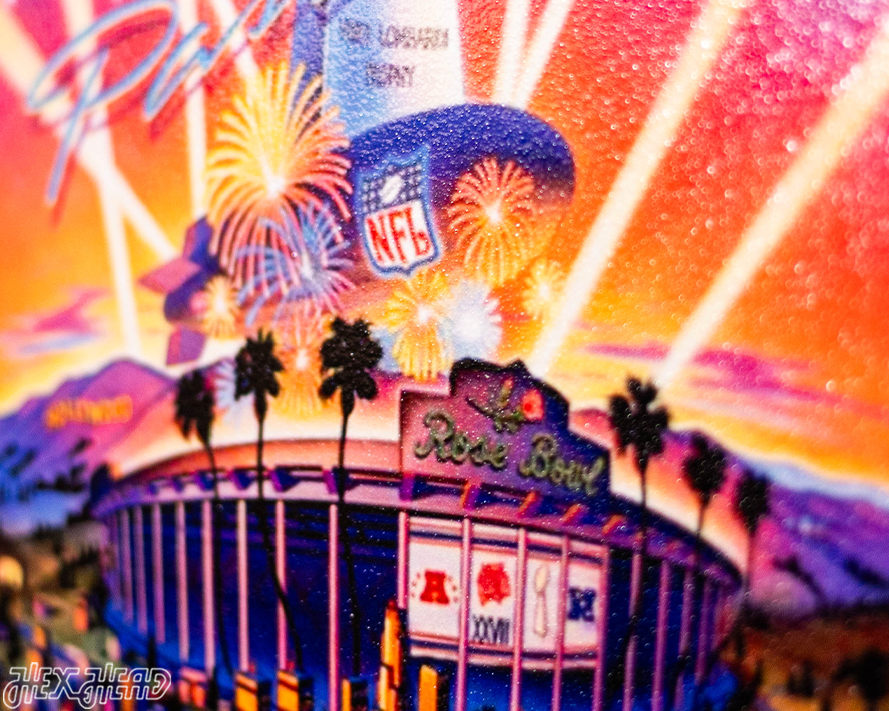 Dallas Cowboys Super Bowl XXVII Ticket Stub Single Layer Metal Wall Art