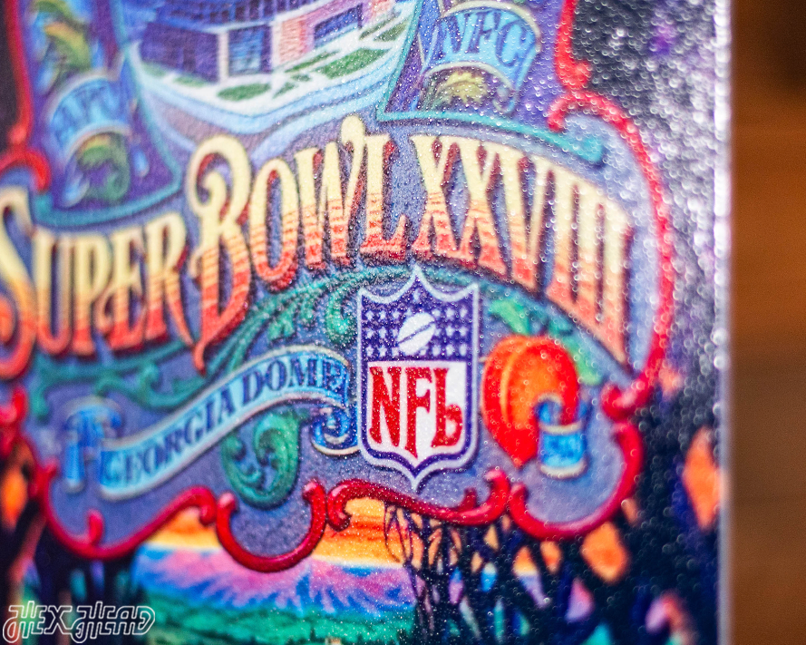 Dallas Cowboys Super Bowl XXVIII Ticket Stub Single Layer Metal Wall Art