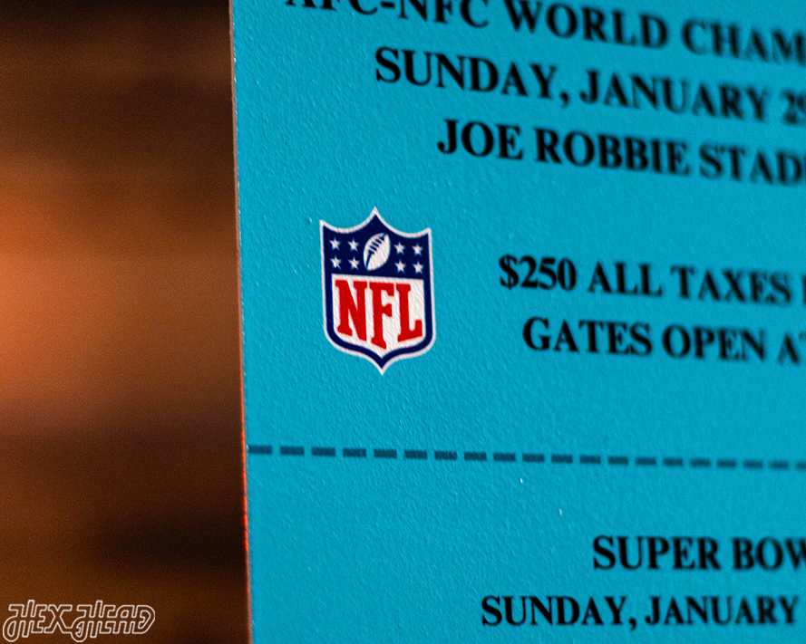 San Francisco 49ers Super Bowl XXIX Ticket Stub Single Layer Metal Wall Art