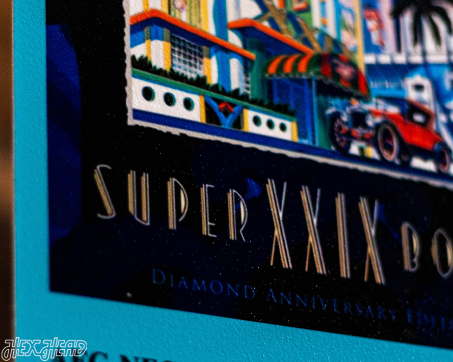 San Francisco 49ers Super Bowl XXIX Ticket Stub Single Layer Metal Wall Art