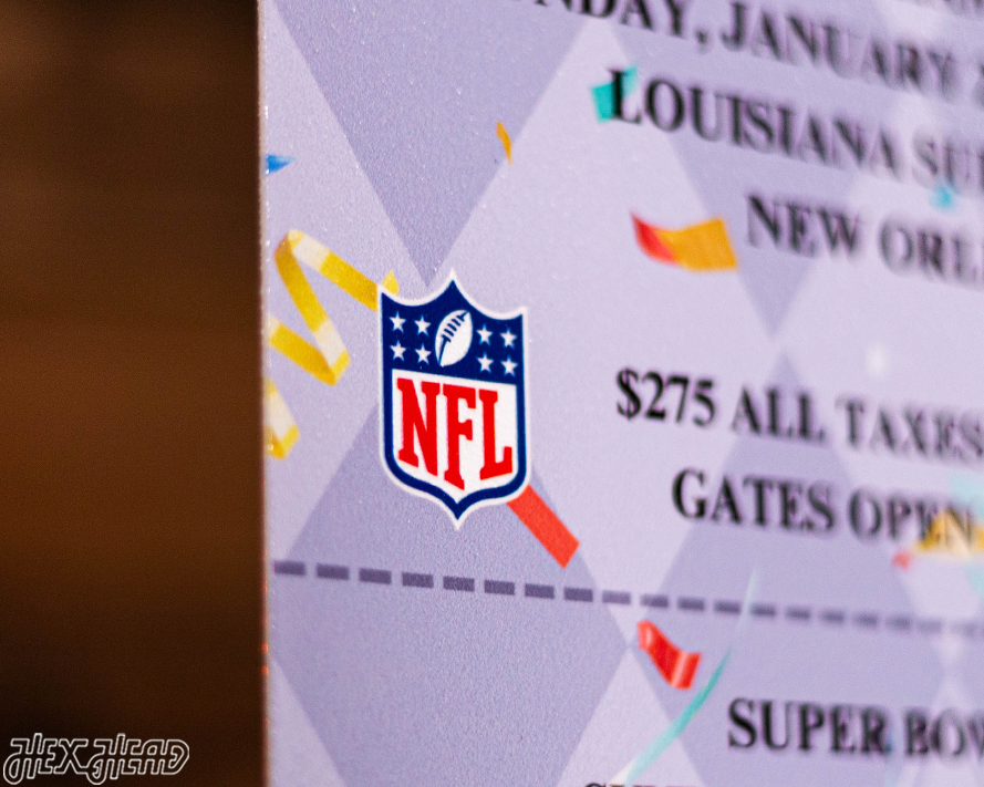 Green Bay Packers Super Bowl XXXI Ticket Stub Single Layer Metal Wall Art