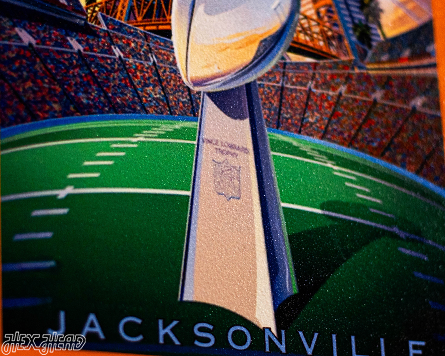 New England Patriots Super Bowl XXXIX Ticket Stub Single Layer Metal Wall Art