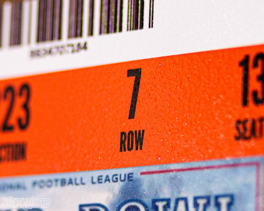 Pittsburgh Steelers Super Bowl XLIII Ticket Stub Single Layer Metal Wall Art