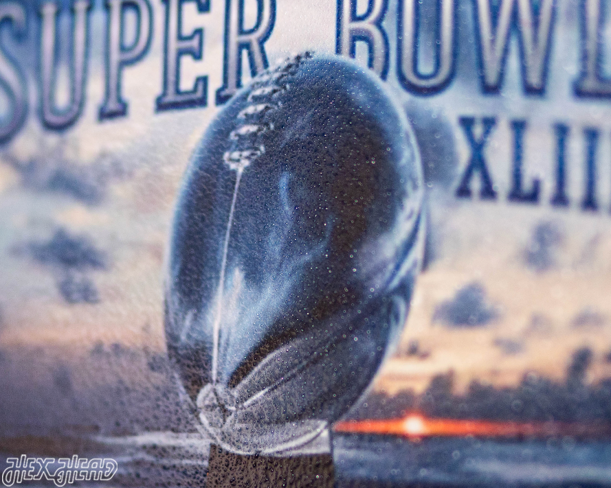 Pittsburgh Steelers Super Bowl XLIII Ticket Stub Single Layer Metal Wall Art