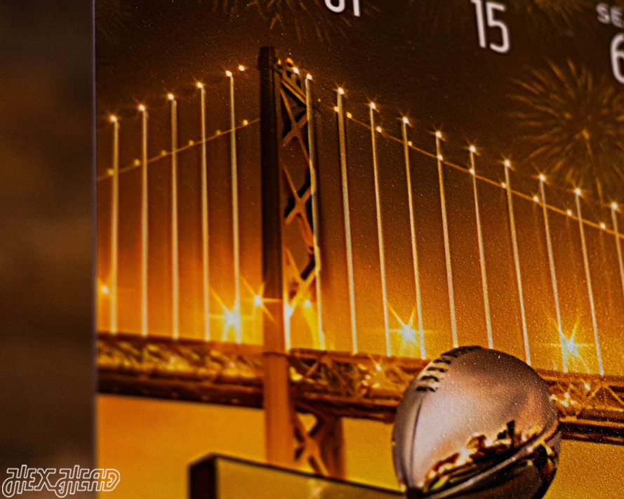 Denver Broncos Super Bowl 50 Ticket Stub Single Layer Metal Wall Art