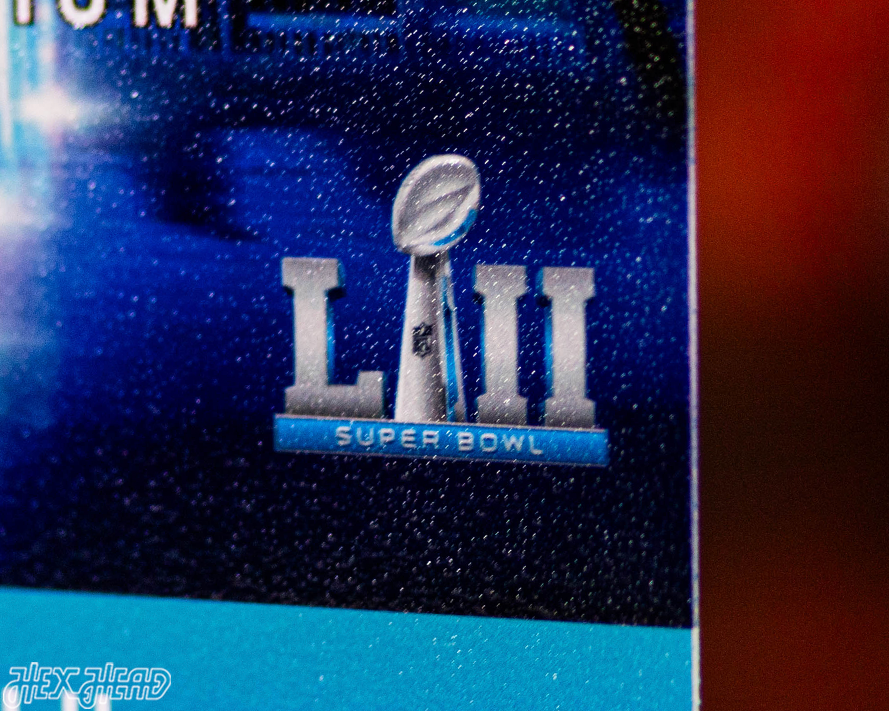 Philadelphia Eagles Super Bowl LII Ticket Stub Single Layer Metal Wall Art