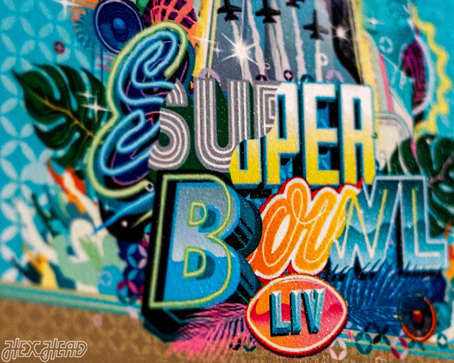 Kansas City Chiefs Super Bowl LIV Ticket Stub Single Layer Metal Wall Art