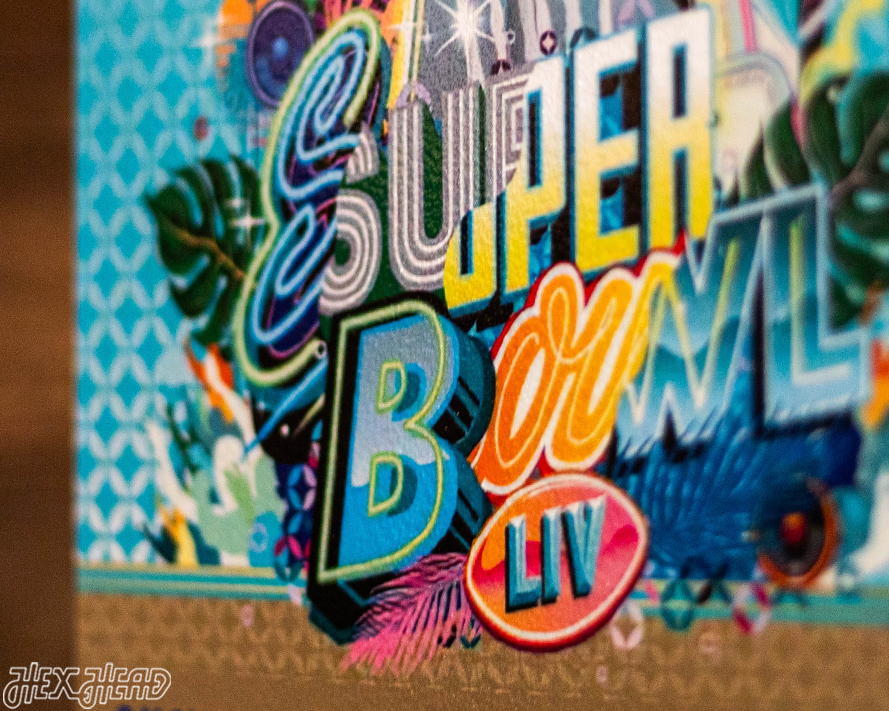 Kansas City Chiefs Super Bowl LIV Ticket Stub Single Layer Metal Wall Art