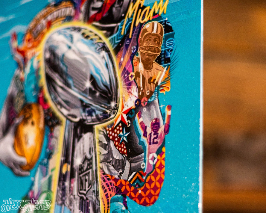 Kansas City Chiefs Super Bowl LIV Ticket Stub Single Layer Metal Wall Art