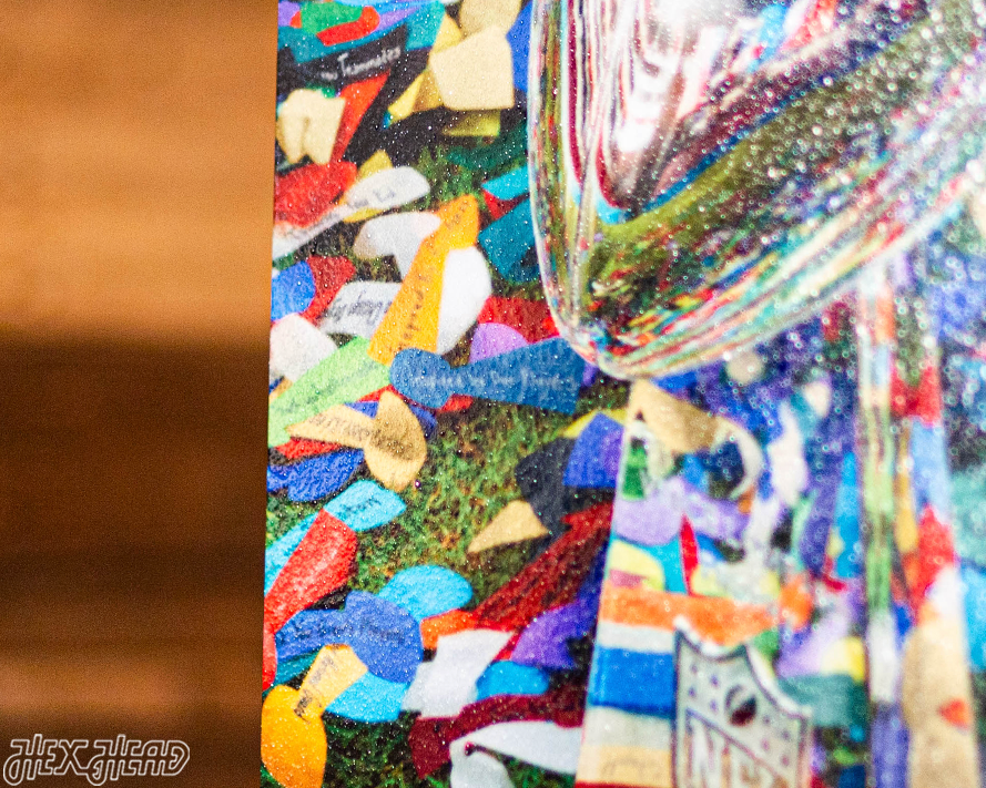 Tampa Bay Buccaneers Super Bowl LV Ticket Stub Single Layer Metal Wall Art