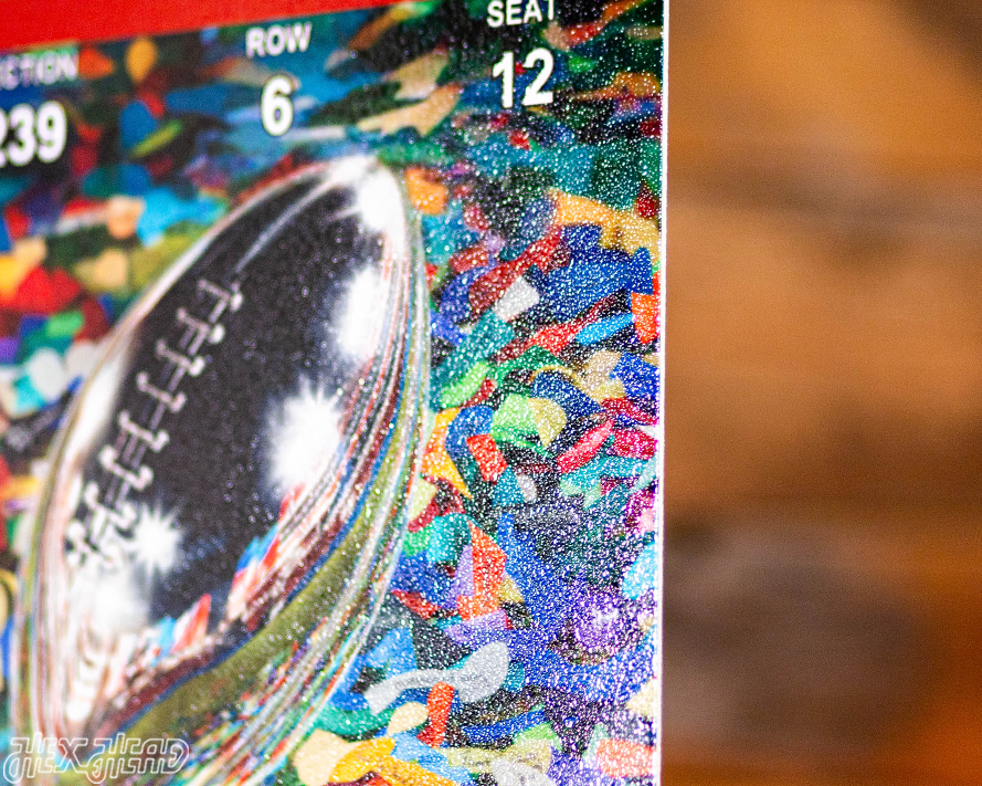 Tampa Bay Buccaneers Super Bowl LV Ticket Stub Single Layer Metal Wall Art