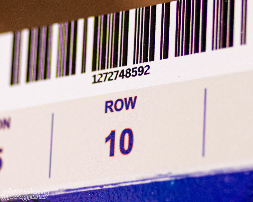 Los Angeles Rams Super Bowl LVI Ticket Stub Single Layer Metal Wall Art