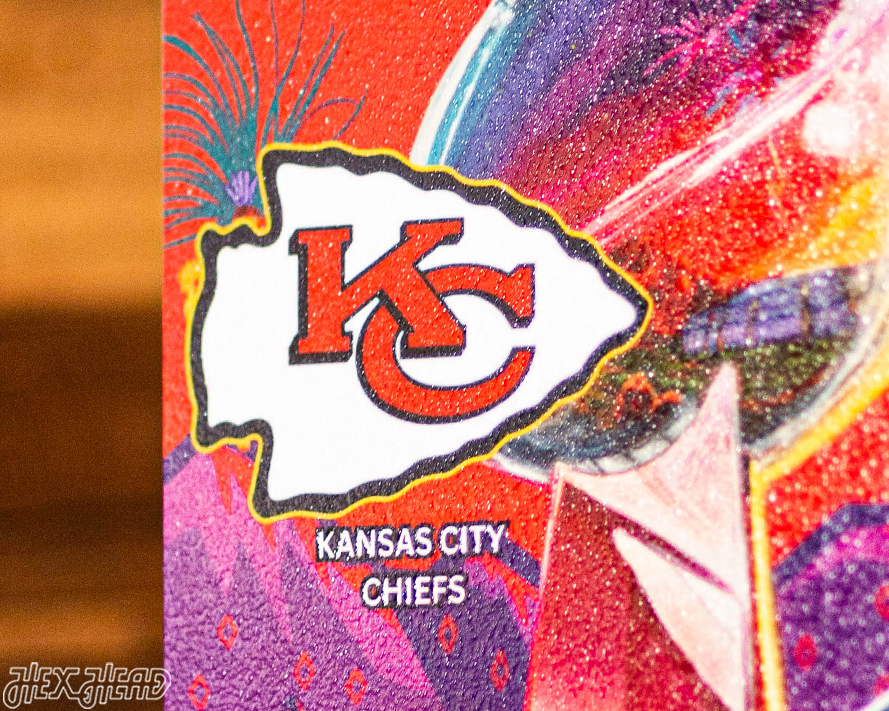 Kansas City Chiefs Super Bowl LVII Ticket Stub Single Layer Metal Wall Art