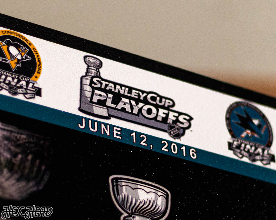 Pittsburgh Penguins 2016 Stanley Cup Ticket Stub Single Layer Metal Wall Art