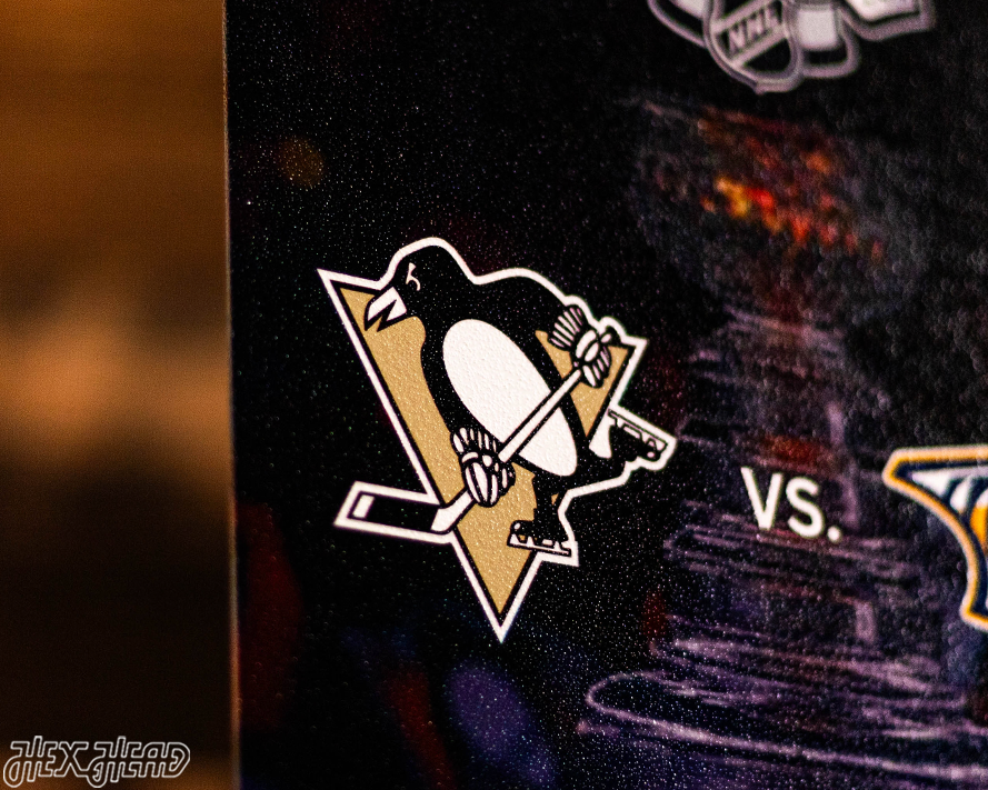 Pittsburgh Penguins 2017 Stanley Cup Ticket Stub Single Layer Metal Wall Art